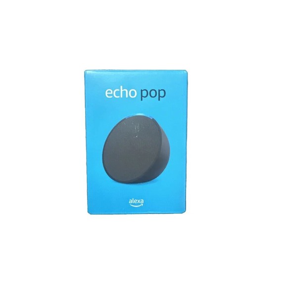 Amazon Echo Pop Full Sound Compact Smart Speaker with Alexa - Charcoal (SEALED) - Picture 1 of 4